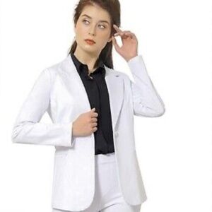 White Jacket MARY CRAFT Blazer/Jacket Size 8